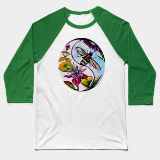 Bees &Flowers Baseball T-Shirt